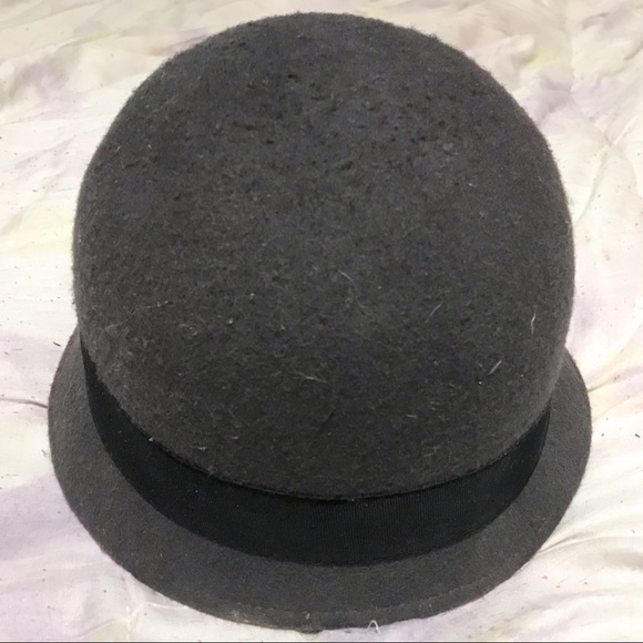 Gray wool hat (flapper style) - Picture 3 of 4